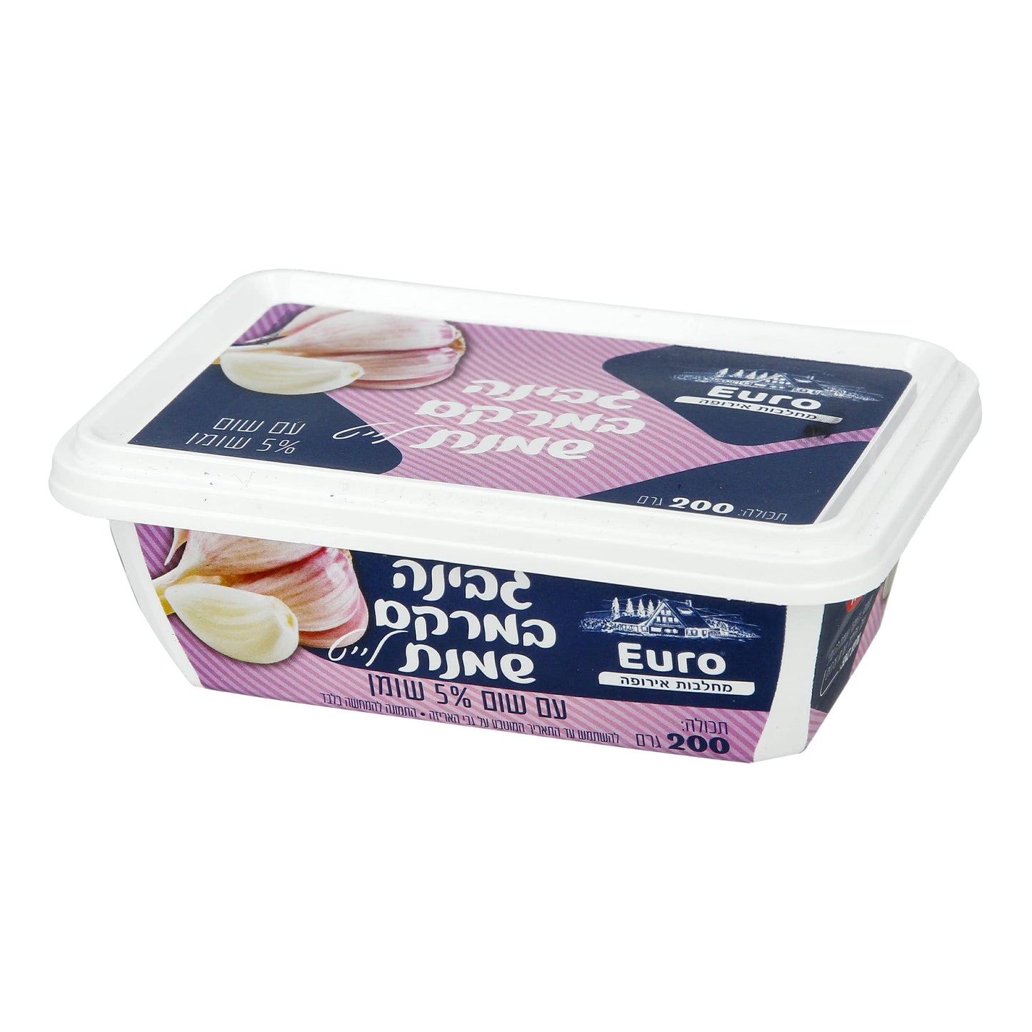 جبنة كريمية خفيفة 5% ثوم 200 جرام — 1/24