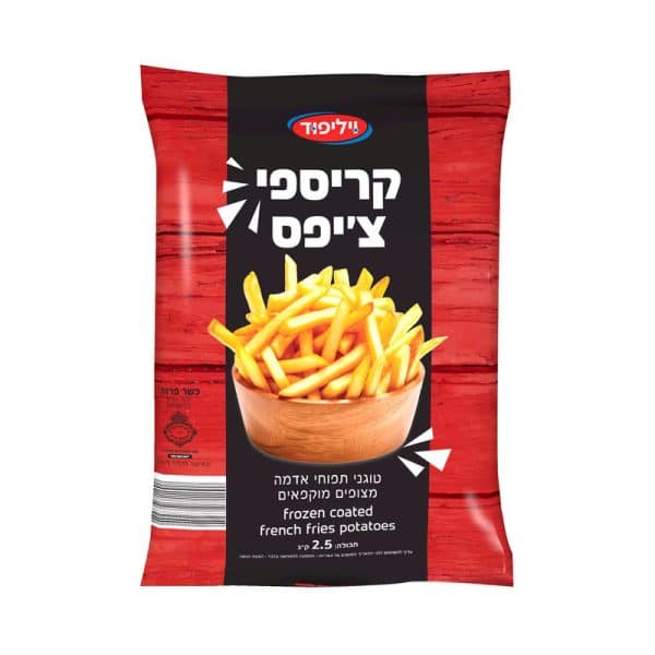 بطاطس مقلية مجمدة مغلفة - 2.5 كجم - 1/4