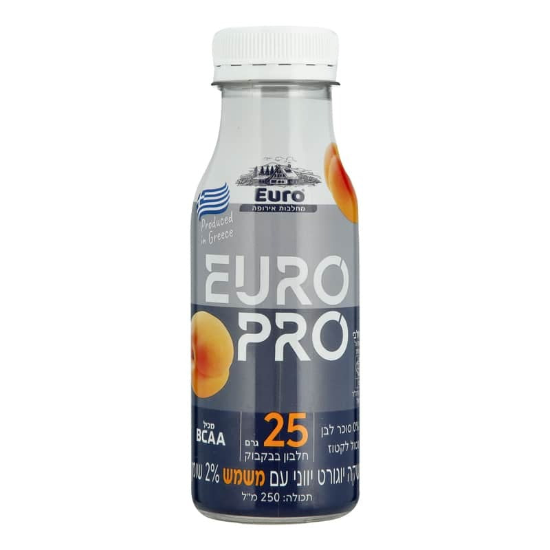 EuroPro Greek yoghurt drink 2% Apricot 250ml — 1/12