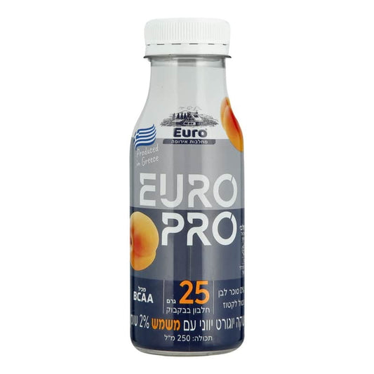 EuroPro Greek yoghurt drink 2% Apricot 250ml — 1/12