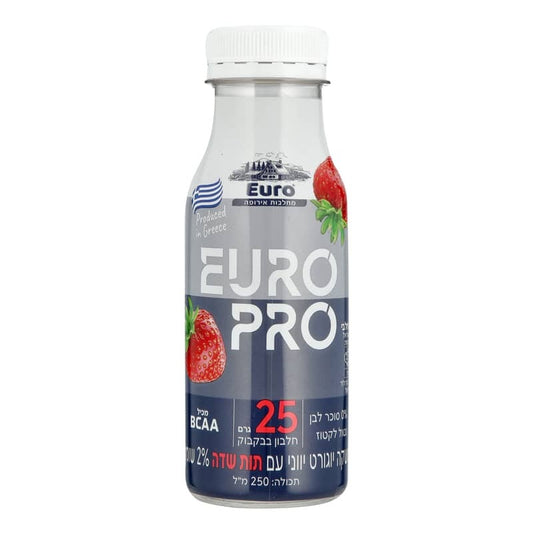 EuroPro Greek yoghurt drink 2% Strawberry 250ml — 1/12